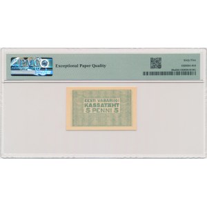 Estonia, 5 penni (1919) - PMG 65 EPQ