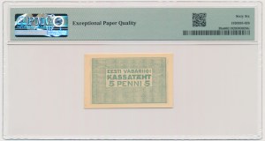 Estonia, 5 Penni (1919) - PMG 66 EPQ