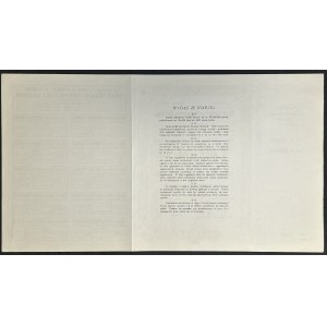 Przetwórnia Chemiczna Drzewa S.A., 5 x 1.000 mkp 1922, Emisja I