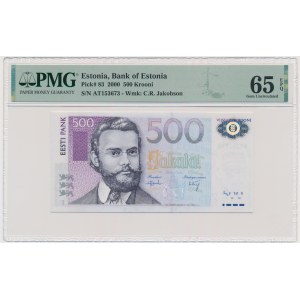 Estonia, 500 Kroner 2000 - PMG 65 EPQ