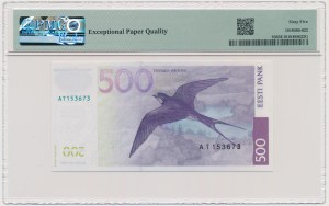 Estonia, 500 Kroner 2000 - PMG 65 EPQ