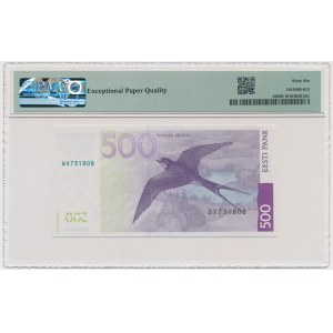 Estonia, 500 Krooni 2007 - PMG 66 EPQ