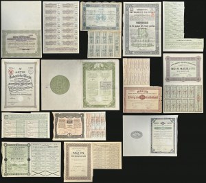 Set of securities - 11 pieces.