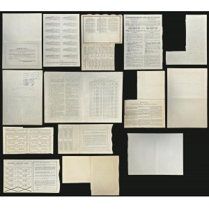 Zestaw papierów wartościowych - 11 szt.