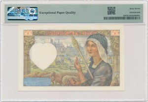 France, 50 Francs 1941 - PMG 67 EPQ