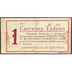 Dziennik Ludowy - polska prasa w Ameryce - kwit