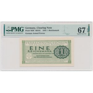 Germany, 1 Reichsmark 1944 - PMG 67 EPQ