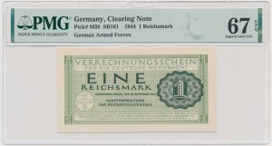 Germany, 1 Reichsmark 1944 - PMG 67 EPQ