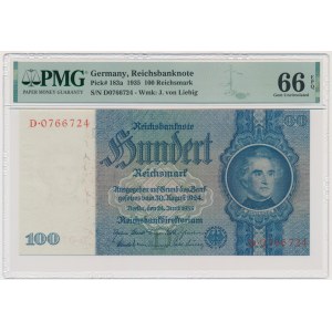 Germany, 100 Reichsmark 1935 - PMG 66 EPQ