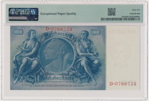 Germany, 100 Reichsmark 1935 - PMG 66 EPQ