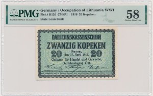 Poznań, 20 kopecks 1916 - PMG 58