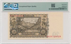 Allemagne, 20 reichsmark 1939 - PMG 67 EPQ