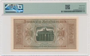 Germany, 20 Reichsmark (1940-45) - PMG 64