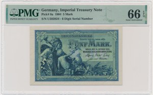 Germany, 5 Mark 1904 - PMG 66 EPQ