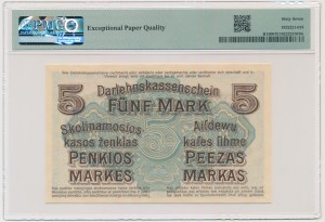Kaunas, 5 marques 1918 - C - PMG 67 EPQ