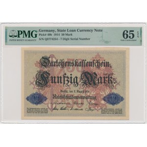 Germany, 50 Mark 1914 - PMG 65 EPQ