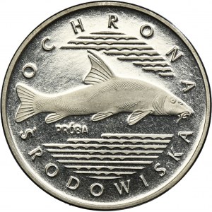PRÓBA NIKIEL, 100 złotych 1977 Ochrona Środowiska Brzana