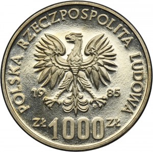 PRÓBA NIKIEL, 1.000 złotych 1985 40 Lat ONZ