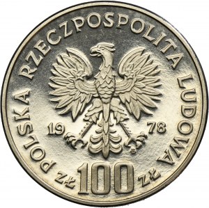 PRÓBA NIKIEL, 100 złotych 1978 Ochrona Środowiska Łoś