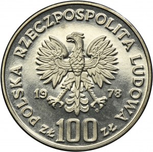 PRÓBA NIKIEL, 100 złotych 1978 Ochrona Środowiska Głowa Łosia