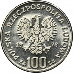 PRÓBA NIKIEL, 100 złotych 1978 Ochrona Środowiska Bóbr