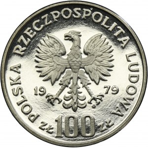 PRÓBA NIKIEL, 100 złotych 1979 Ochrona Środowiska Ryś
