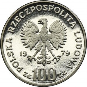 PRÓBA NIKIEL, 100 złotych 1979 Ochrona Środowiska Ryś