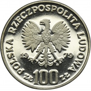 PRÓBA NIKIEL, 100 złotych 1979 Ochrona Środowiska Ryś