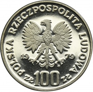 PRÓBA NIKIEL, 100 złotych 1979 Ochrona Środowiska Ryś