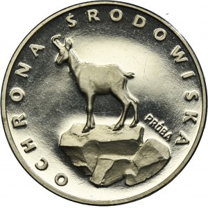 PRÓBA NIKIEL, 100 złotych 1979 Ochrona Środowiska Kozica