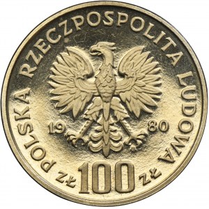 PRÓBA NIKIEL, 100 złotych 1980 Ochrona Środowiska Głuszce