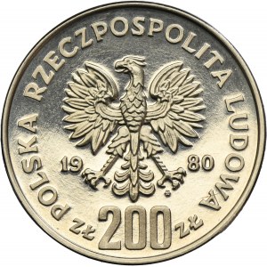 PRÓBA NIKIEL, 200 złotych 1980 Lake Placid