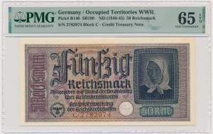 Allemagne, 50 reichsmark (1940-45) - PMG 65 EPQ