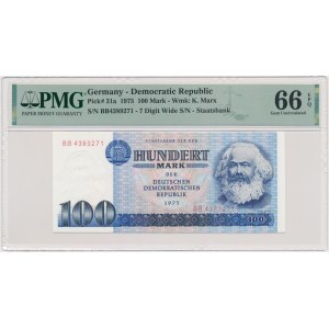 Germany, DDR, 100 Mark 1975 - PMG 66 EPQ