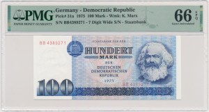 Germany, DDR, 100 Mark 1975 - PMG 66 EPQ