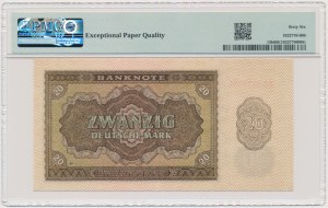 Germany, DDR, 20 Mark 1948 - PMG 66 EPQ