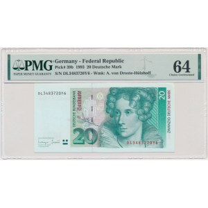 Germany, BDR, 20 Mark 1993 - PMG 64