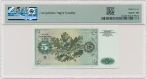 Allemagne, BDR, 5 marques 1960 - PMG 67 EPQ