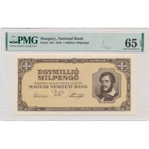 Hungary, 1 million Milpengo 1946 - PMG 65 EPQ