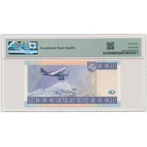Lithuania, 10 Litu 2001 - AA - PMG 67 EPQ