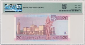 Lithuania, 20 Litas 2001 - AZ - PMG 67 EPQ - replacement series