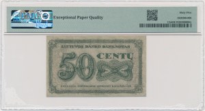 Lituanie, 50 cents 1922 - PMG 65 EPQ - RARE