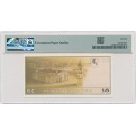 Lithuania, 50 Litu 1991 - AA - PMG 66 EPQ - NISKI NUMER
