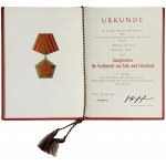 Germany, DDR, Set of decorations of the Volksmarine Vice Admiral Hans Hofmann (4 pieces) - Order of Scharnhorst - VERY RARE