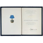 Germany, DDR, Set of decorations of the Volksmarine Vice Admiral Hans Hofmann (4 pieces) - Order of Scharnhorst - VERY RARE