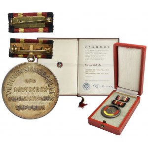 Germany, DDR, Medal of Merit - Walter Rohnke