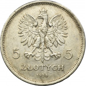 Nike, 5 złotych Warszawa 1928