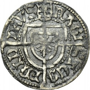 Teutonic Order, Friedrich von Sachsen, Groschen undated - RARE