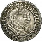 Silesia, Duchy of Crossen, Johann von Küstrin, 3 Groschen Crossen 1545 - VERY RARE