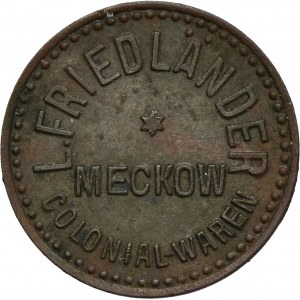 Meckow, L. Friedlander, Kolonialwaren, Merchant Token